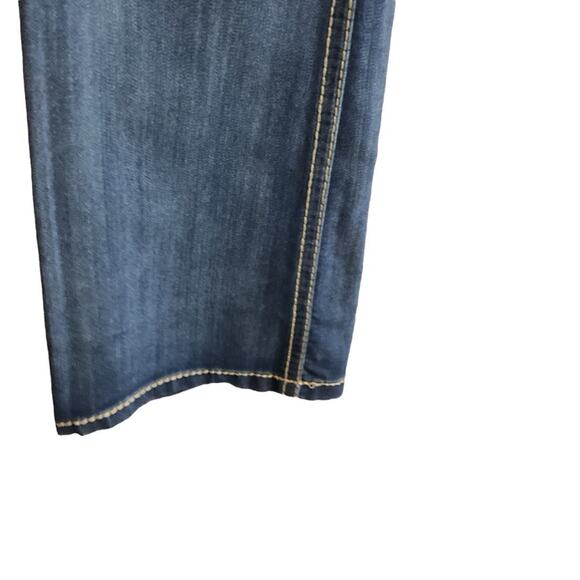 INC DENIM Women's Bootcut Jeans Blue 5-Pocket Design Comfort Size 6P Embellished - Picture 8 of 12